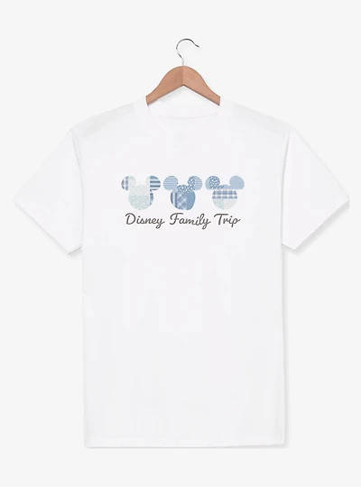 Disney Mickey Mouse Cottage Print Heads T-Shirt