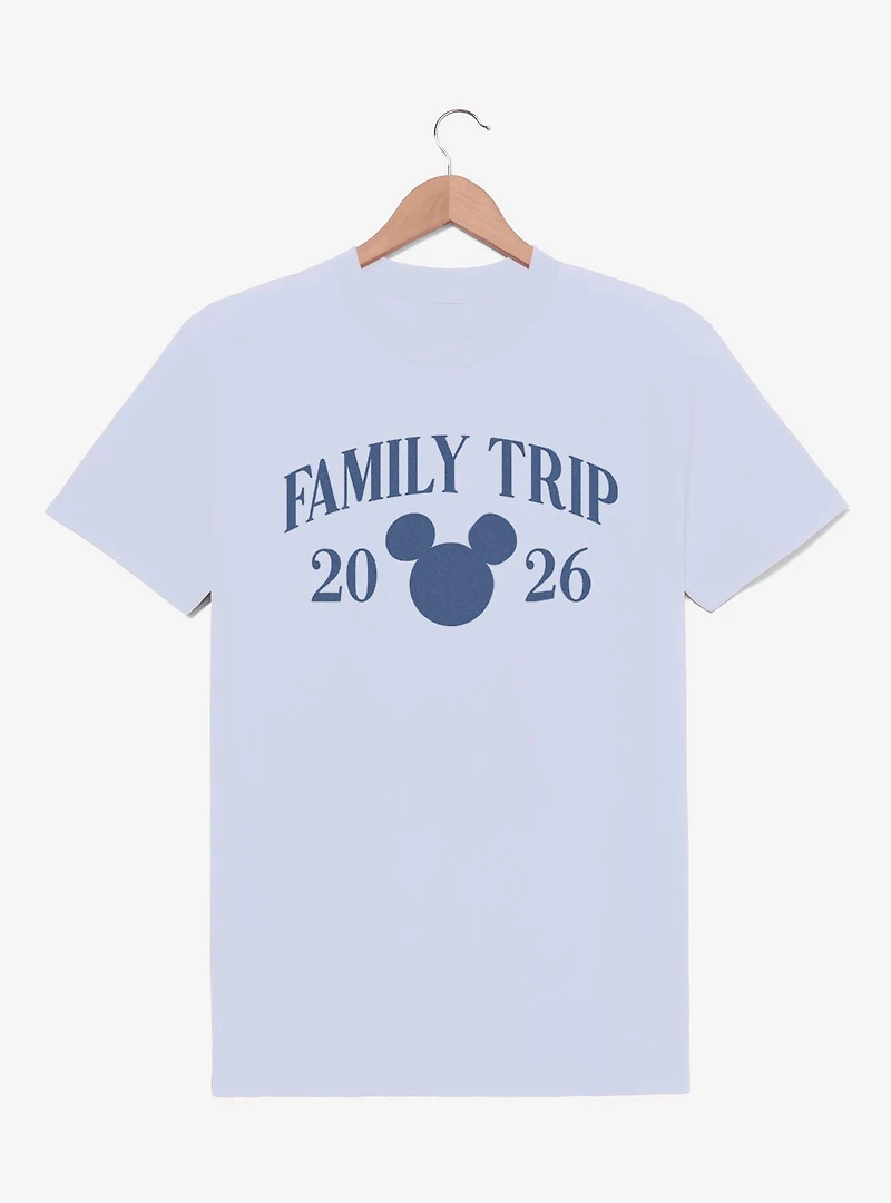 Disney Mickey Mouse Family Trip 2026 Ears Icon T-Shirt