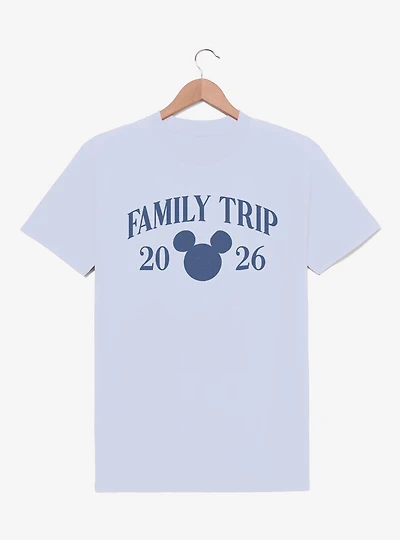 Disney Mickey Mouse Family Trip 2026 Ears Icon T-Shirt