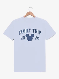 Disney Mickey Mouse Family Trip 2026 Ears Icon T-Shirt