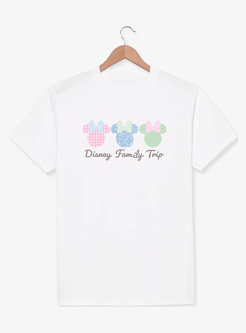 Disney Minnie Mouse Pattern Print Heads T-Shirt