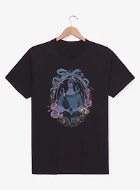 Disney Villains Hades Floral Frame Portrait T-Shirt