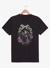 Disney Villains Maleficent Floral Frame Portrait T-Shirt