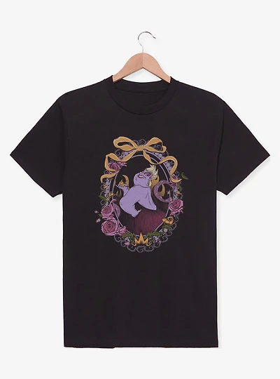 Disney Villains Ursula Floral Frame Portrait T-Shirt
