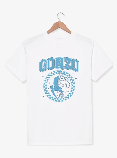 Disney The Muppets Gonzo Checkered Collegiate  T-Shirt
