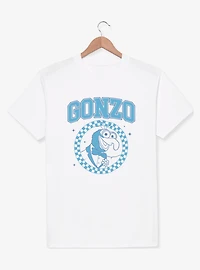 Disney The Muppets Gonzo Checkered Collegiate  T-Shirt