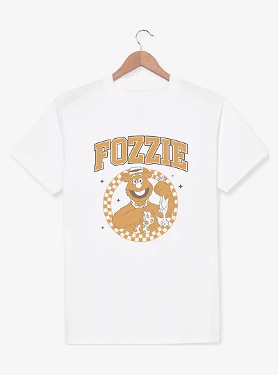 Disney The Muppets Fozzie Checkered Collegiate T-Shirt