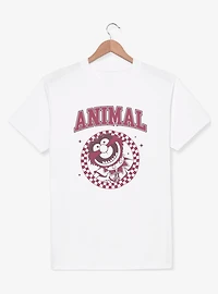 Disney The Muppets Animal Checkered Collegiate T-Shirt