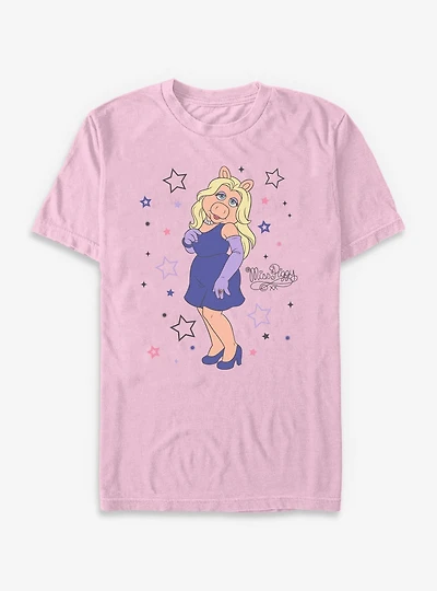 Disney The Muppets Miss Piggy Star Garment-Dyed T-Shirt