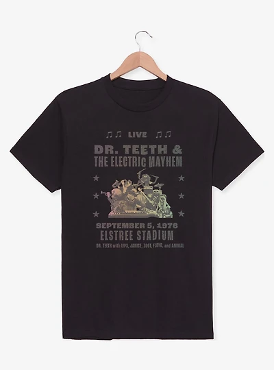 Disney The Muppets Dr. Teeth & Electric Mayhem Concert Poster T-Shirt