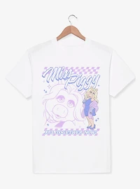 Disney The Muppets Miss Piggy All Together Now Checkered T-Shirt