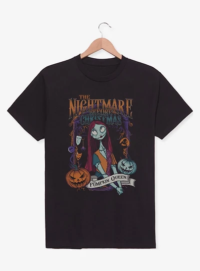 The Nightmare Before Christmas Sally Pumpkin Queen Spooky Frame T-Shirt