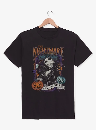The Nightmare Before Christmas Jack Pumpkin King Spooky Frame T-Shirt