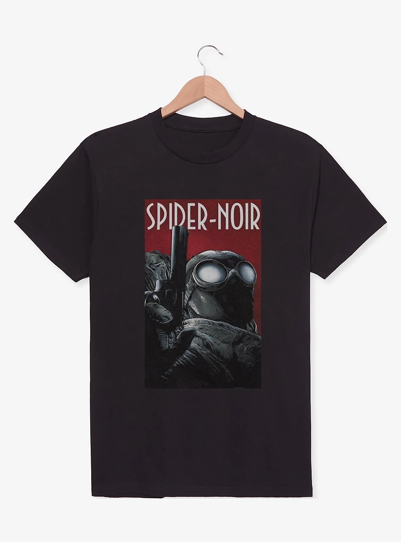 Marvel Spider-Man Noir Pulp Cover Portrait T-Shirt