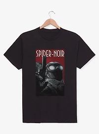 Marvel Spider-Man Noir Pulp Cover Portrait T-Shirt