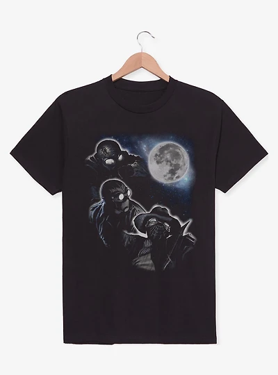 Marvel Spider-Man Noir Moonlight Portrait T-Shirt