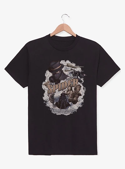 Marvel Spider-Man Noir Vintage Character Collage T-Shirt