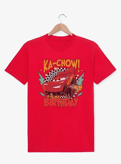 Disney Pixar Cars Lightning McQueen Ka-Chow! Its My Birthday T-Shirt