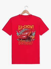 Disney Pixar Cars Lightning McQueen Ka-Chow! Its My Birthday T-Shirt