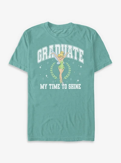 Disney Tinker Bell Graduate My Time To Shine Garment-Dyed T-Shirt