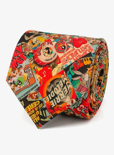 Looney Tunes Saturday Morning Men's Silk Tie