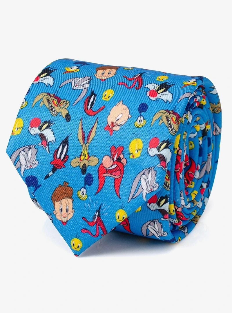 Looney Tunes Blue Men's Tie