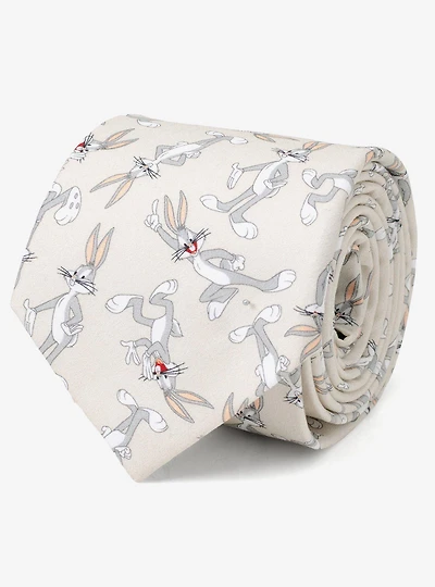 Looney Tunes Bugs Bunny Gray Men's Tie