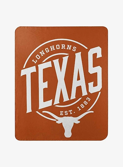 NCAA Texas Campaign Fleece Throw Blanket