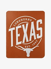 NCAA Texas Campaign Fleece Throw Blanket