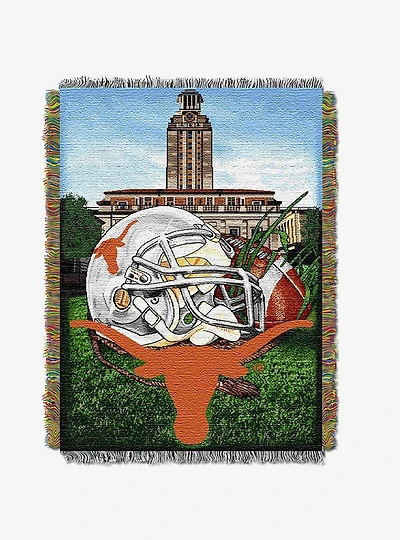 NCAA Texas Homefield Advantage Woven Tapestry Throw Blanket