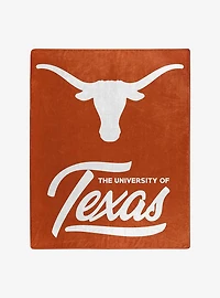 NCAA Texas Signature Raschel Throw Blanket
