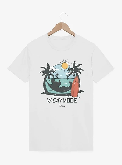 Disney Mickey Mouse Vacay Mode Beach Hammock Vacation T-Shirt