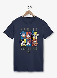 Disney Mickey Mouse & Friends Family Vacation Heads T-Shirt