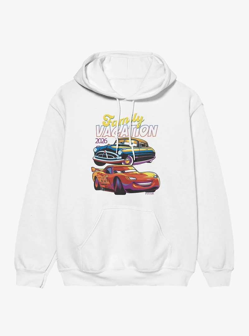 Disney Pixar Cars Family Vacation 2026 Hudson McQueen Hoodie