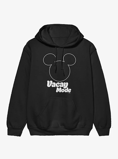Disney Mickey Mouse Vacay Mode Silhouette Head Icon Hoodie
