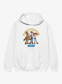Disney Pixar Toy Story Family Vacation 2026 Woody Bullseye & Jessie Hoodie
