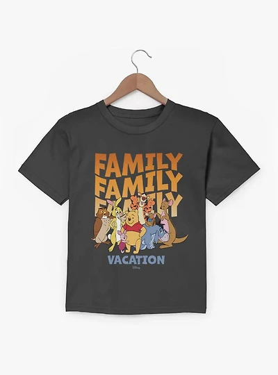 Disney Winnie The Pooh Family Vacation Group Shot Youth T-Shirt