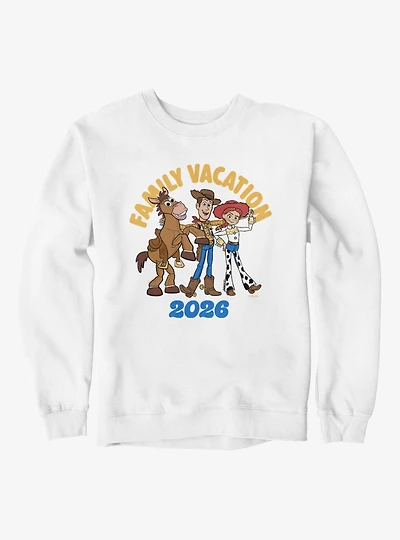 Disney Pixar Toy Story Family Vacation 2026 Woody Bullseye & Jessie Sweatshirt