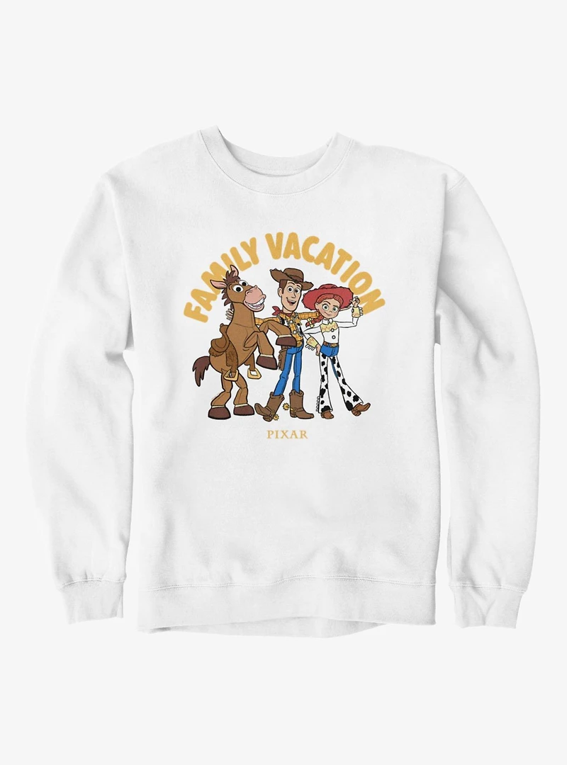 Disney Pixar Toy Story Family Vacation Woody Bullseye & Jessie Sweatshirt