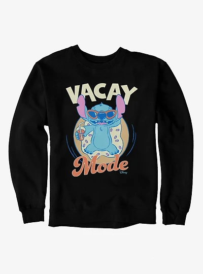 Disney Lilo & Stitch Vacay Mode Donut Tube Vacation Sweatshirt
