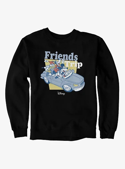Disney Mickey Mouse & Friends Road Trip Vintage Convertable Sweatshirt