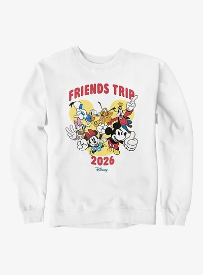 Disney Mickey Mouse & Friends Trip 2026 Looking Up Sweatshirt