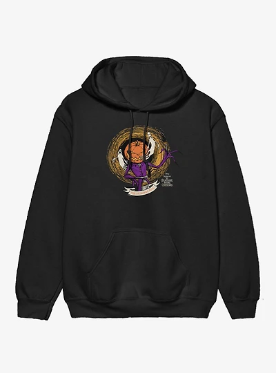 Disney Nightmare Before Christmas Pumpkin King Jack O Lantern Head Hoodie