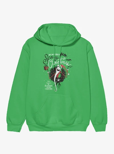 Disney Nightmare Before Christmas Wish You Scary Jack Hoodie