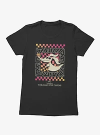 Disney Nightmare Before Christmas Zero Squared Checkers Womens T-Shirt