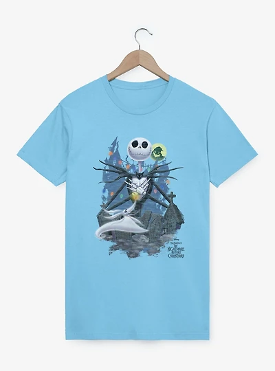 Disney Nightmare Before Christmas Jack Skellington Graveyard Cheer T-Shirt