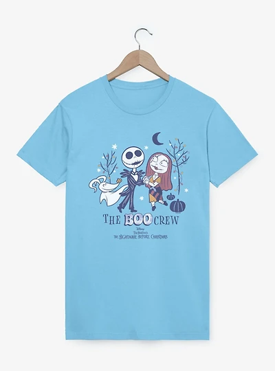 Disney Nightmare Before Christmas Boo Crew Sally And Jack Chibi Cartoons T-Shirt