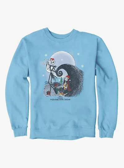 Disney Nightmare Before Christmas Jack Sally Zero Celebrate Sweatshirt