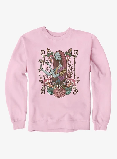 Disney Nightmare Before Christmas Sally Mushroom Flower Garden Sweatshirt