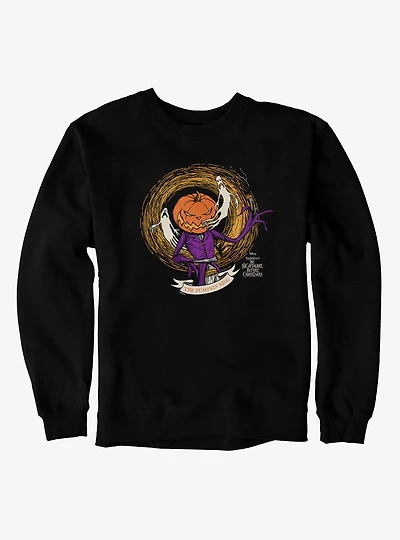Disney Nightmare Before Christmas Pumpkin King Jack O Lantern Head Sweatshirt